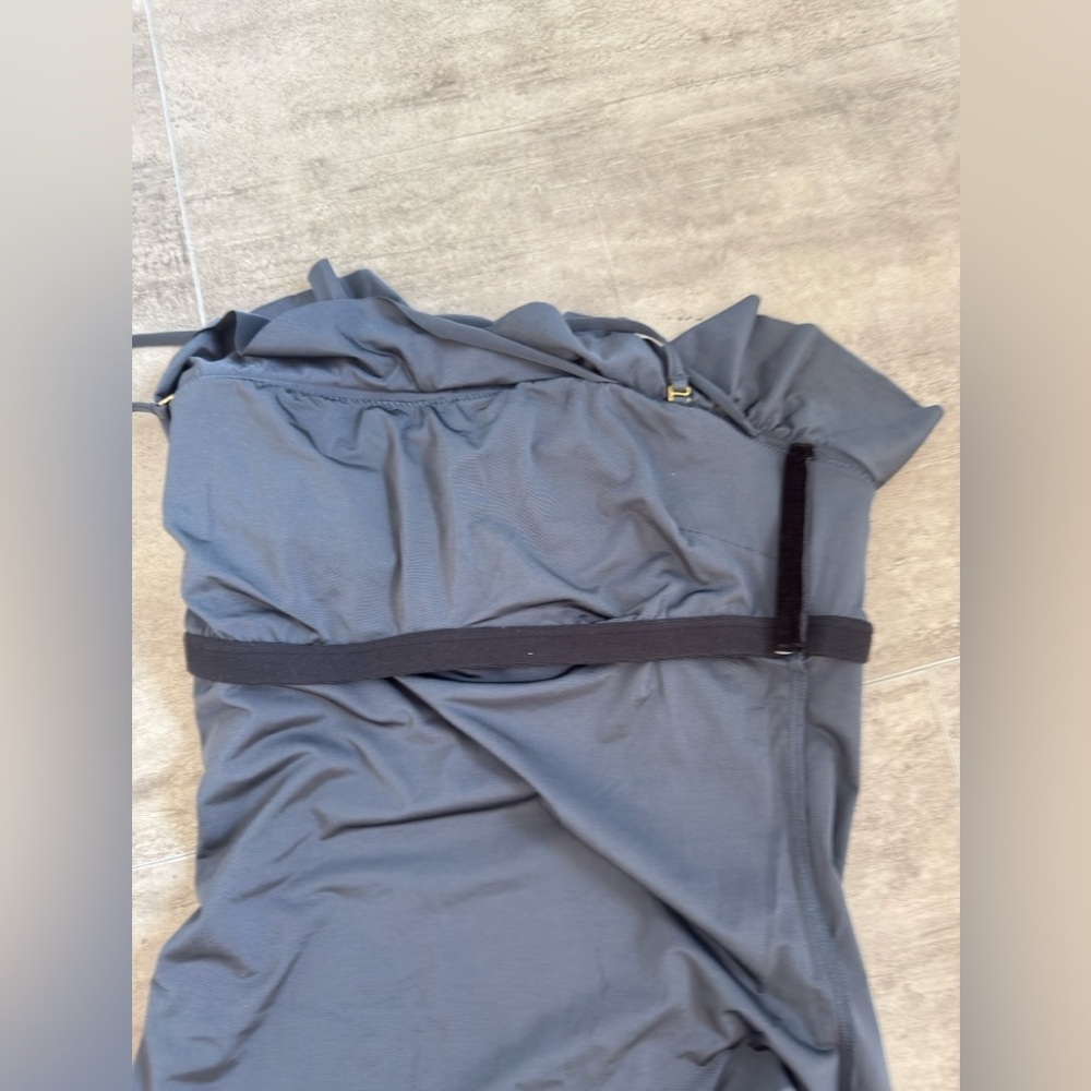 J.Grew Jersey Lomellina Grey One-Piece Swimsuit Size 8 NWT - Picture 10 of 15